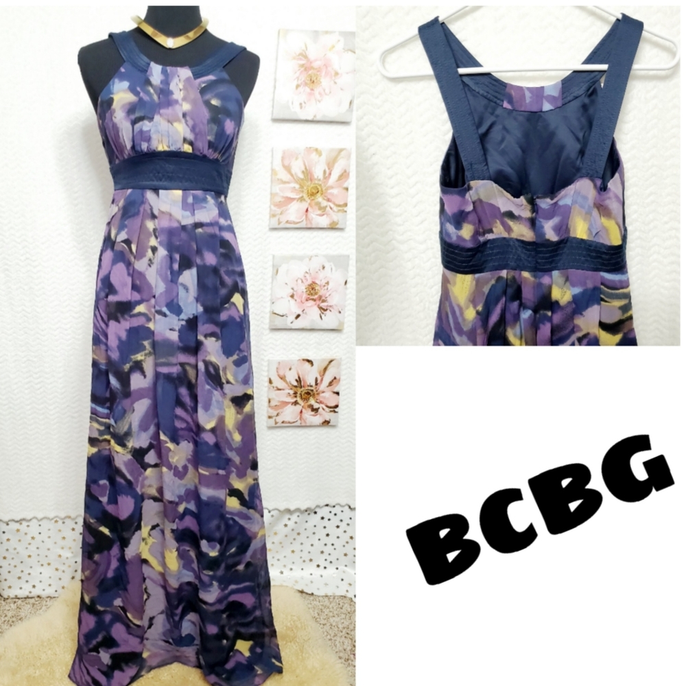 BCBG paris  empire maxi  dress size 2